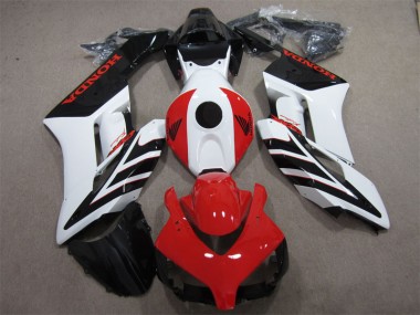 Negro Rojo Blanco Carenado Moto Honda CBR 1000 RR 2004-2005