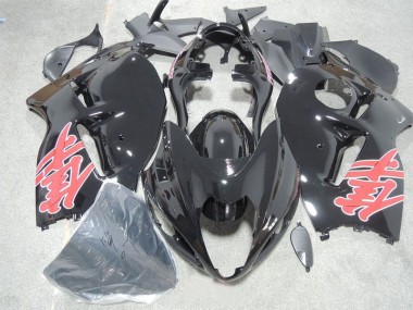 Negro Rojo Calcomanía Carenado Moto Suzuki GSXR 1300 Hayabusa 1996-2007