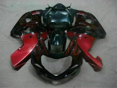 Negro Rojo Carenado Moto Suzuki GSXR 600 / 750 K1 K2 K3 2001-2003