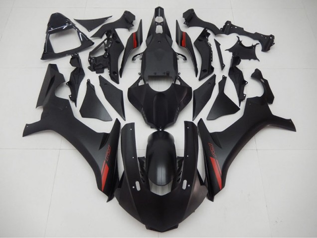 Negro Rojo Carenado Moto Yamaha R1 2015-2019 Negro Rojo Carenado Moto Yamaha R1 2015-2019