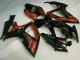 Negro Rojo Kits Carenado Moto Suzuki GSXR 600 / 750 K6 2006-2007 Negro Rojo Kits Carenado Moto Suzuki GSXR 600 / 750 K6 2006-2007