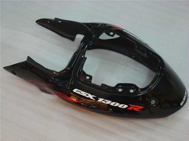 Negro Rojo Llama Carenado Moto Suzuki GSXR 1300 Hayabusa 1996-2007 Negro Rojo Llama Carenado Moto Suzuki GSXR 1300 Hayabusa 1996-2007
