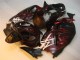 Negro Rojo Llama Carenado Moto Suzuki GSXR 1300 Hayabusa 1996-2007 Negro Rojo Llama Carenado Moto Suzuki GSXR 1300 Hayabusa 1996-2007
