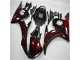 Negro Rojo Llama Plástico Moto Yamaha R6 2003-2005 Negro Rojo Llama Plástico Moto Yamaha R6 2003-2005