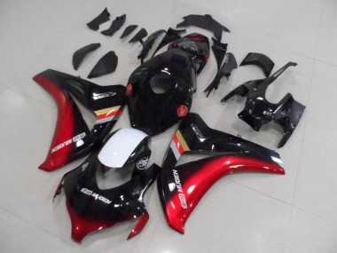 Negro Rojo Mugen ABS Moto Plásticos Honda CBR 1000 RR 2008-2011