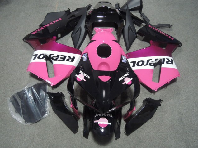 Negro Rosa Repsol Carenado Moto Honda CBR 1000 RR 2004-2005 Negro Rosa Repsol Carenado Moto Honda CBR 1000 RR 2004-2005