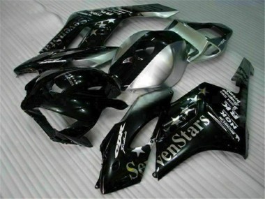 Negro SevenStars Carenado Moto Honda CBR 1000 RR 2004-2005