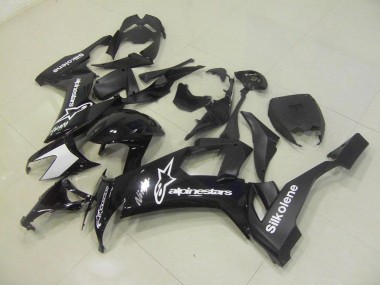 Negro Silkolene Carenado Moto Kawasaki ZX10R 2008-2010
