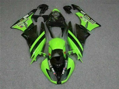 Negro Verde 3M Touch4 Carenado Moto Kawasaki ZX6R 2009-2012