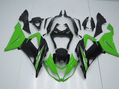 Negro Verde 636 Carenado Moto Kawasaki ZX6R 2013-2018