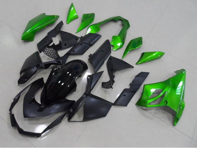 Negro Verde Carenado Moto Kawasaki Z1000 2007-2009 Negro Verde Carenado Moto Kawasaki Z1000 2007-2009