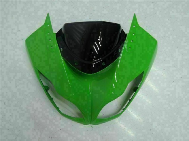 Negro Verde Kit Carenado Inyección Kawasaki ZX6R 2009-2012 Negro Verde Kit Carenado Inyección Kawasaki ZX6R 2009-2012