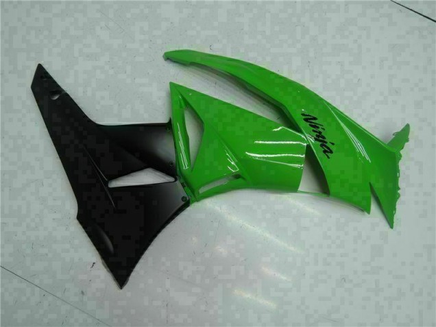 Negro Verde Kit Carenado Inyección Kawasaki ZX6R 2009-2012 Negro Verde Kit Carenado Inyección Kawasaki ZX6R 2009-2012
