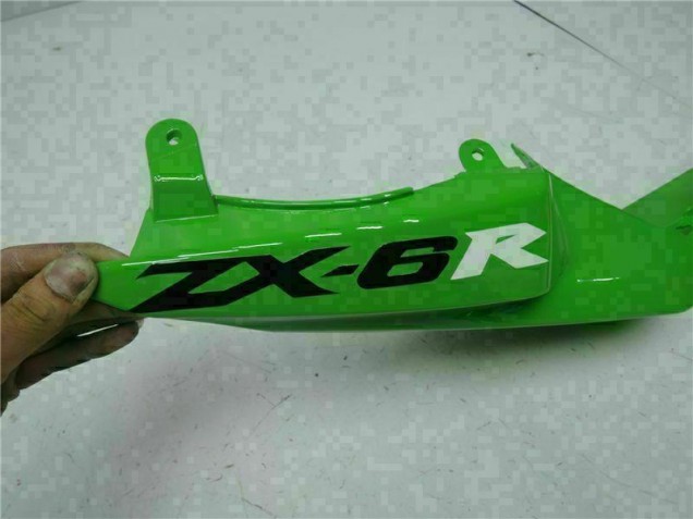 Negro Verde Kit Carenado Inyección Kawasaki ZX6R 2009-2012 Negro Verde Kit Carenado Inyección Kawasaki ZX6R 2009-2012