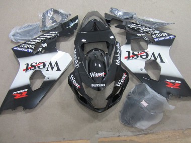 Negro West Mobil Carenado Moto Suzuki GSXR 750 K4 2004-2005