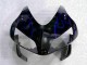 Negro con Azul Llama Carenado Moto Honda CBR 600 RR 2003-2004 Negro con Azul Llama Carenado Moto Honda CBR 600 RR 2003-2004