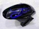 Negro con Azul Llama Carenado Moto Honda CBR 600 RR 2003-2004 Negro con Azul Llama Carenado Moto Honda CBR 600 RR 2003-2004