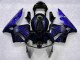 Negro con Azul Llama Carenado Moto Honda CBR 600 RR 2003-2004 Negro con Azul Llama Carenado Moto Honda CBR 600 RR 2003-2004