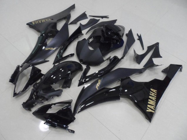 Negro con Oro Pegatinas Carenado Moto Yamaha R6 2008-2016 Negro con Oro Pegatinas Carenado Moto Yamaha R6 2008-2016