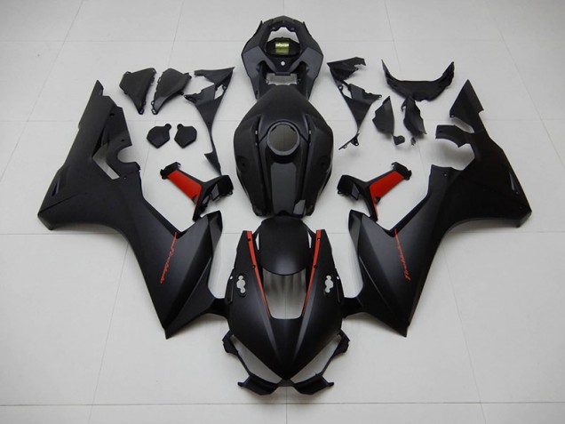 Negro con Rojo Fireblade Carenado Moto Honda CBR 1000 RR 2017-2023 Negro con Rojo Fireblade Carenado Moto Honda CBR 1000 RR 2017-2023