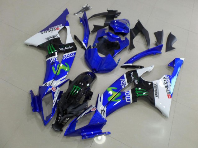 Nuevo Movistar ABS Moto Plástico Yamaha R6 2008-2016 Nuevo Movistar ABS Moto Plástico Yamaha R6 2008-2016