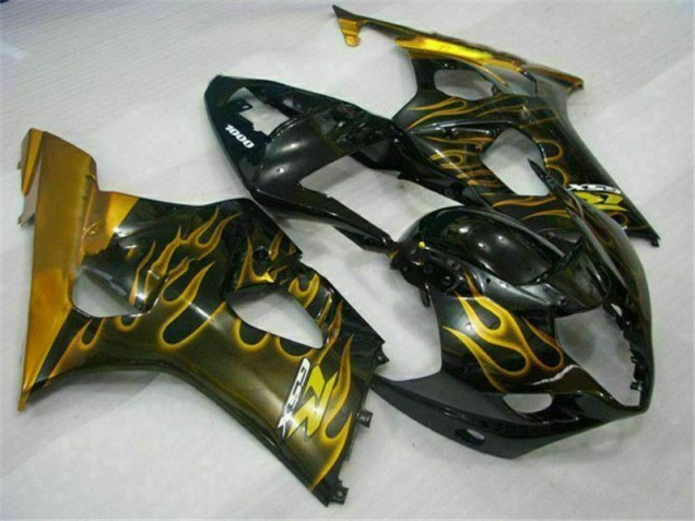 Oro Negro Carenado Moto Suzuki GSXR 1000 K3 2003-2004 Oro Negro Carenado Moto Suzuki GSXR 1000 K3 2003-2004