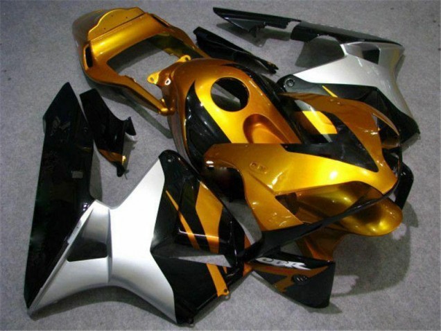 Oro Plata Negro Carenado Moto Honda CBR 600 RR 2003-2004 Oro Plata Negro Carenado Moto Honda CBR 600 RR 2003-2004