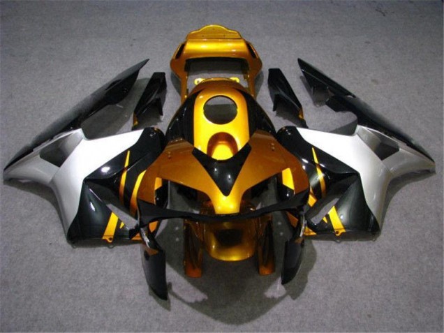 Oro Plata Negro Carenado Moto Honda CBR 600 RR 2003-2004 Oro Plata Negro Carenado Moto Honda CBR 600 RR 2003-2004