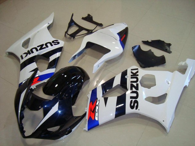 Oscuro Azul Blanco Carenado Moto Suzuki GSXR 1000 K3 2003-2004 Oscuro Azul Blanco Carenado Moto Suzuki GSXR 1000 K3 2003-2004
