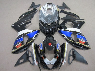 Oscuro Dog Negro Carenado Moto Suzuki GSXR 1000 K9 2009-2016