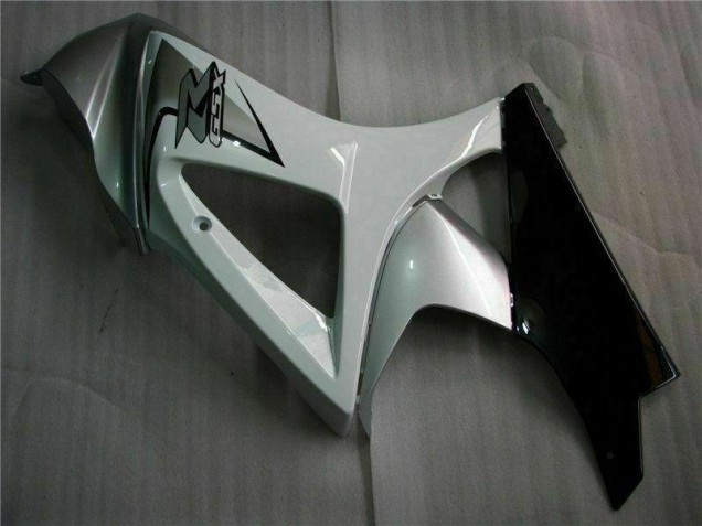 Plata Blanco Carenado Moto Suzuki GSXR 1000 K7 2007-2008 Plata Blanco Carenado Moto Suzuki GSXR 1000 K7 2007-2008