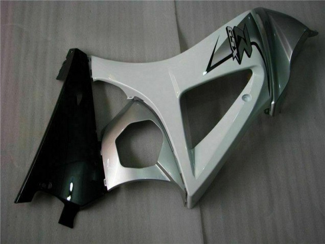 Plata Blanco Carenado Moto Suzuki GSXR 1000 K7 2007-2008 Plata Blanco Carenado Moto Suzuki GSXR 1000 K7 2007-2008