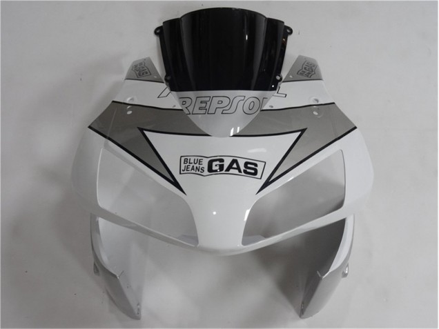 Plata Blanco Negro Repsol Carenados Moto Honda CBR 600 RR 2003-2004 Plata Blanco Negro Repsol Carenados Moto Honda CBR 600 RR 2003-2004