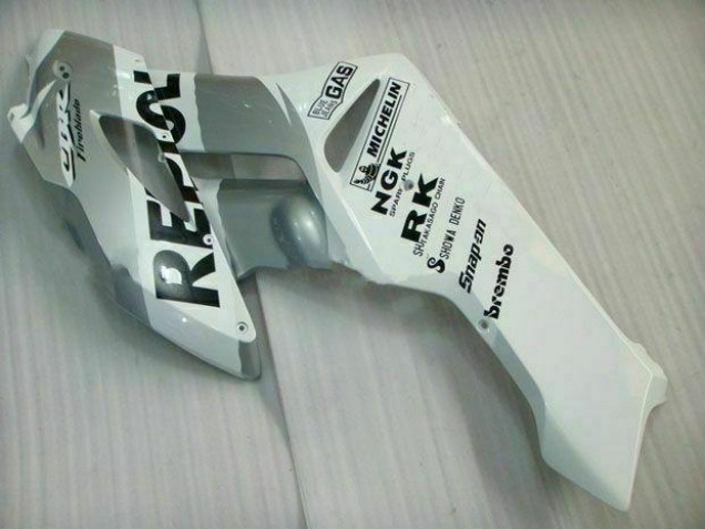 Plata Blanco Repsol Kit Carenado ABS Completo Honda CBR 1000 RR 2004-2005 Plata Blanco Repsol Kit Carenado ABS Completo Honda CBR 1000 RR 2004-2005