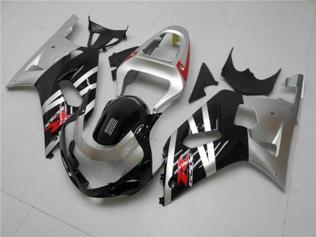 Plata Carenado Moto Suzuki GSXR 600 / 750 K1 K2 K3 2001-2003 Plata Carenado Moto Suzuki GSXR 600 / 750 K1 K2 K3 2001-2003