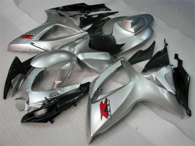 Plata Kit Carenado ABS Completo Suzuki GSXR 600 / 750 K6 2006-2007 Plata Kit Carenado ABS Completo Suzuki GSXR 600 / 750 K6 2006-2007