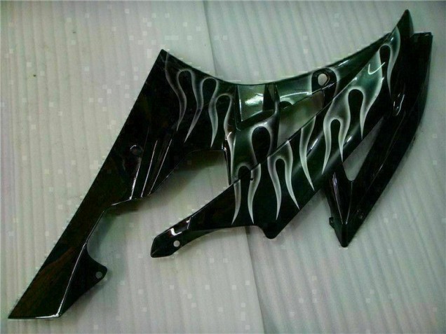 Plata Llama Negro Carenado Moto Yamaha R6 2006-2007