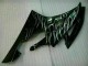 Plata Llama Negro Carenado Moto Yamaha R6 2006-2007