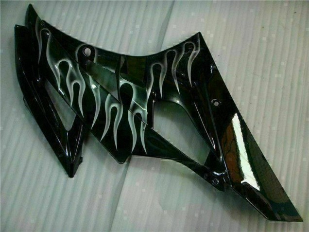 Plata Llama Negro Carenado Moto Yamaha R6 2006-2007