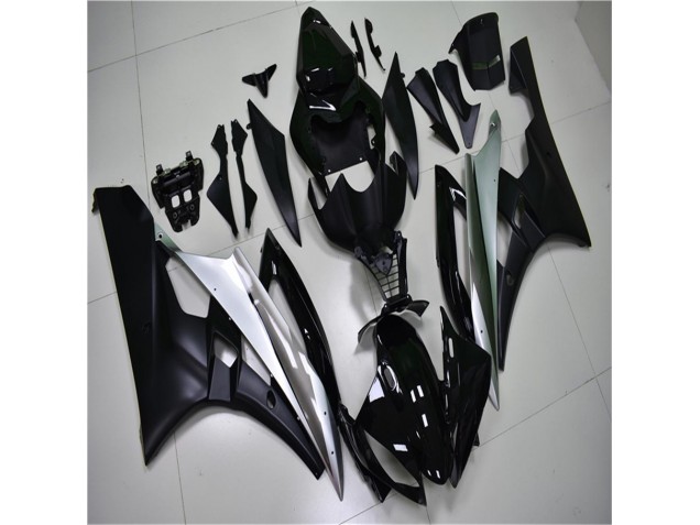 Plata Negro Carenado Moto & Plástico Yamaha R6 2006-2007 Plata Negro Carenado Moto & Plástico Yamaha R6 2006-2007