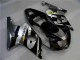 Plata Negro Carenado Moto Suzuki GSXR 1000 K1 2000-2002 Plata Negro Carenado Moto Suzuki GSXR 1000 K1 2000-2002