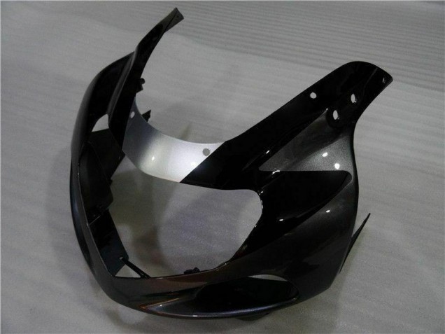 Plata Negro Carenado Moto Suzuki GSXR 1000 K1 2000-2002 Plata Negro Carenado Moto Suzuki GSXR 1000 K1 2000-2002