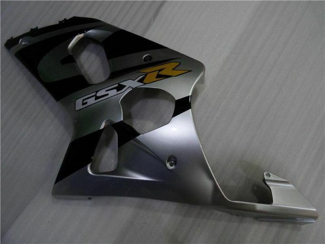 Plata Negro Carenado Moto Suzuki GSXR 1000 K1 2000-2002 Plata Negro Carenado Moto Suzuki GSXR 1000 K1 2000-2002