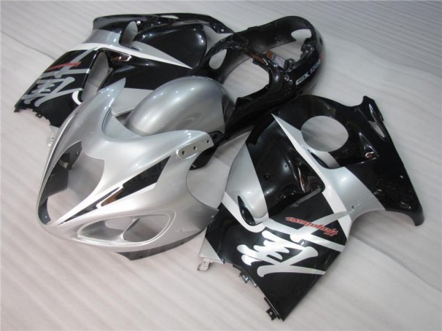 Plata Negro Carenado Moto Suzuki GSXR 1300 Hayabusa 1996-2007 Plata Negro Carenado Moto Suzuki GSXR 1300 Hayabusa 1996-2007
