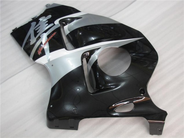 Plata Negro Carenado Moto Suzuki GSXR 1300 Hayabusa 1996-2007 Plata Negro Carenado Moto Suzuki GSXR 1300 Hayabusa 1996-2007