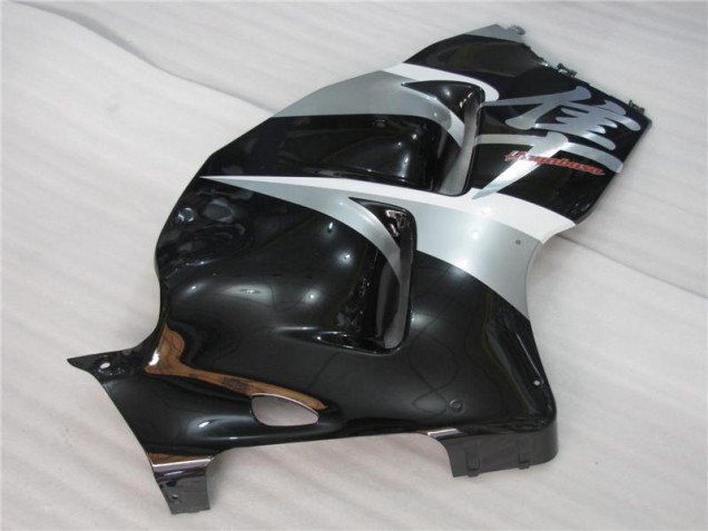 Plata Negro Carenado Moto Suzuki GSXR 1300 Hayabusa 1996-2007 Plata Negro Carenado Moto Suzuki GSXR 1300 Hayabusa 1996-2007