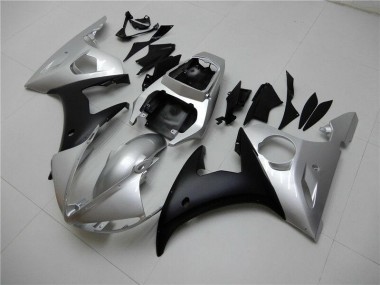 Plata Negro Carenado Moto Yamaha R6 2003-2005
