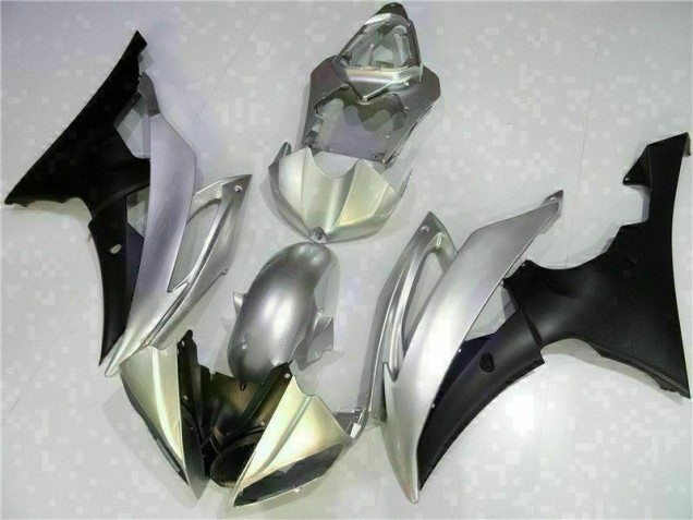 Plata Negro Carenado Moto Yamaha R6 2008-2016 Plata Negro Carenado Moto Yamaha R6 2008-2016