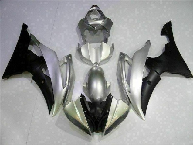 Plata Negro Carenado Moto Yamaha R6 2008-2016 Plata Negro Carenado Moto Yamaha R6 2008-2016