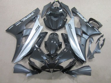 Plata Negro Kits Completo Carenado Moto Yamaha R6 2006-2007
